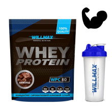 Набір 6. WHEY PROTEIN 80% Шоколад 920г + Шейкер спортивний 600мл