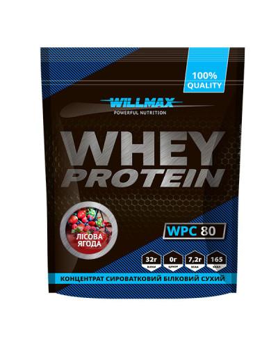 WHEY PROTEIN 80% Лісова Ягода 920г