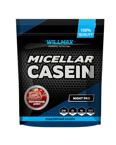 Micellar Casein 80% Полуничний джем 900г