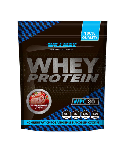 WHEY PROTEIN 80% Полуничний Джем 920г