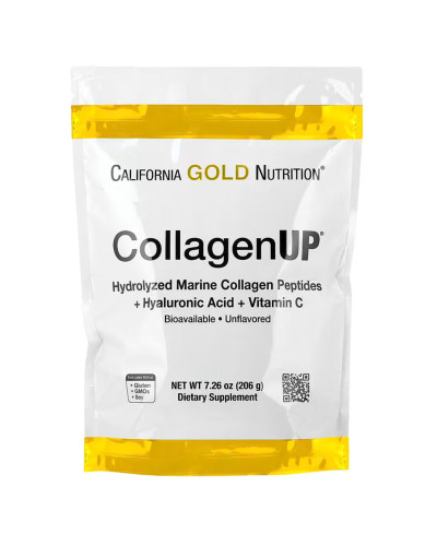 CollagenUP California Gold Nutrition 206 г - морський колаген, гіалуронова кислота, вітамін C
