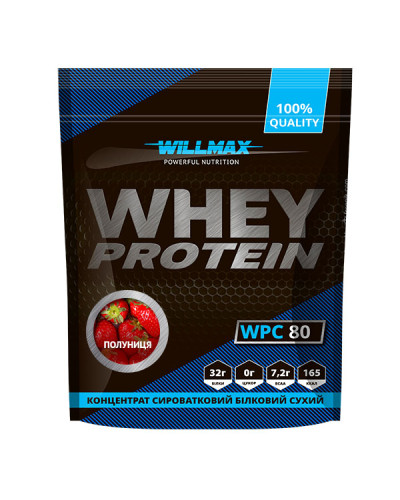 WHEY PROTEIN 80% Полуниця 920г