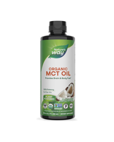 100% Organic MCT Oil - 16 oz (До 09.26)