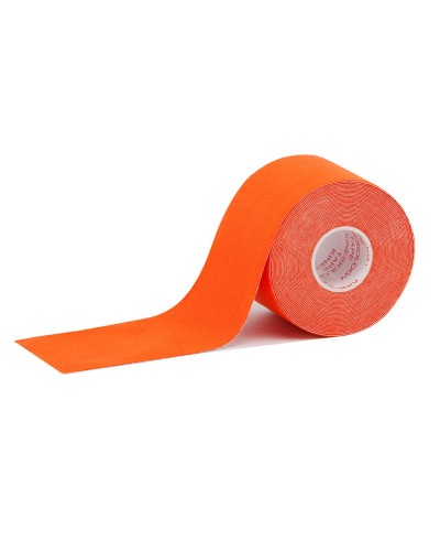 Кінезіо тейп IVN в рулоні 5см х 5м (Kinesio tape) еластичний помаранчевий пластир