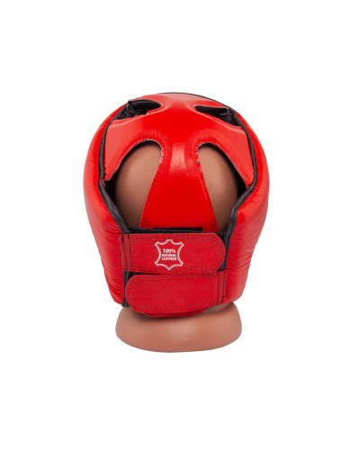 Шолом карате BOXER розмір M шкірвініл 1 мм червоний