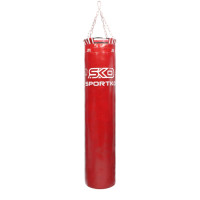 Мішок боксерський Sportko Master PVC з кільцем 140 см червоний 30 кг