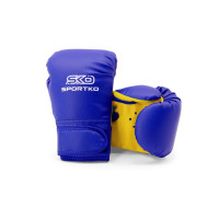 Рукавички боксерські дитячі 6 OZ Sportko 6-8 років колір синій