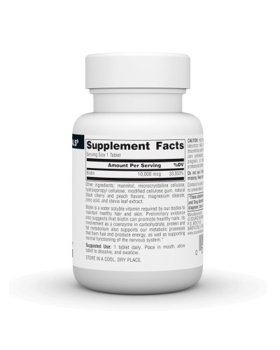 Biotin Fast Melt 10000 mcg - 120 tabs