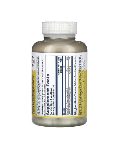 Calcium Bisglycinate with Vitamin D-3 1000mg - 120 vcaps