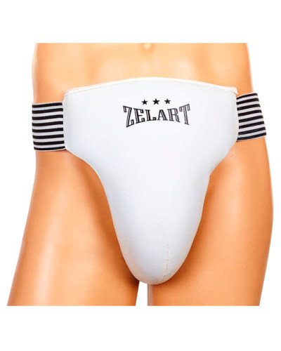 Захист паху чоловічий Zelart 10034-XL (черепашка); Пінополіуретан, біла, 16+ років