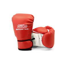 Рукавички боксерські 10 OZ Sportko 12 - 16 років колір червоний