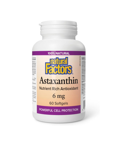 Astaxanthin 6 mg - 60 softgels