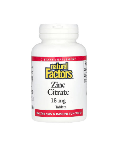 Zinc Citrate 15mg - 30 tabs