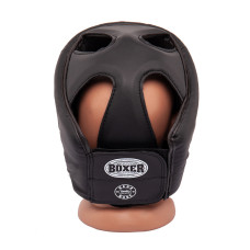 Шолом карате BOXER розмір M шкірвініл 1 мм чорний
