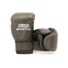 Рукавички боксерські 10 OZ Sportko 12 - 16 років колір чорний