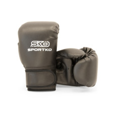 Рукавички боксерські 10 OZ Sportko 12 - 16 років колір чорний