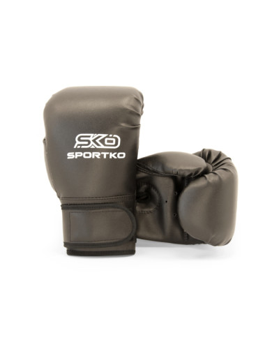 Рукавички боксерські 10 OZ Sportko 12 - 16 років колір чорний