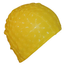 Шапочка для плавання 3D універсальна жовта PM-3D-Yellow