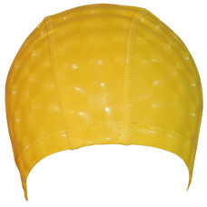 Шапочка для плавання 3D універсальна жовта PM-3D-Yellow