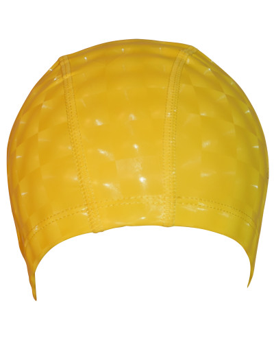 Шапочка для плавання 3D універсальна жовта PM-3D-Yellow