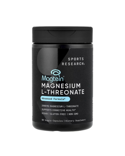 Magnesium L-Threonate 2000mg - 90 veggie capsules