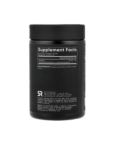 Magnesium L-Threonate 2000mg - 90 veggie capsules