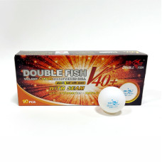 Набір м'ячів для настільного тенісу Double Fish 1 stars v40+ 10 м'ячів