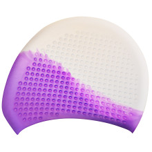 Шапочка для плавання на довге волосся GP-008-white-violet