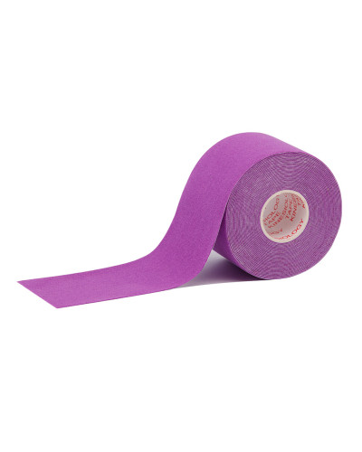 Кінезіо тейп IVN в рулоні 5см х 5м (Kinesio tape) еластичний фіолетовий пластир