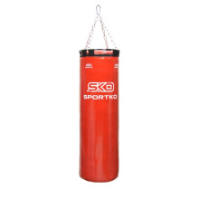 Мішок боксерський Sportko PVC "Класік" 85 см з кільцем колір червоний