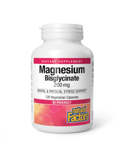 Magnesium Bisglycinate 200mg - 120 vcaps