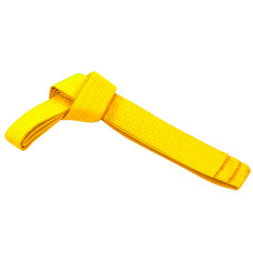 Пояс для кімоно Matsa 0040-280-1 жовтий 2,8м