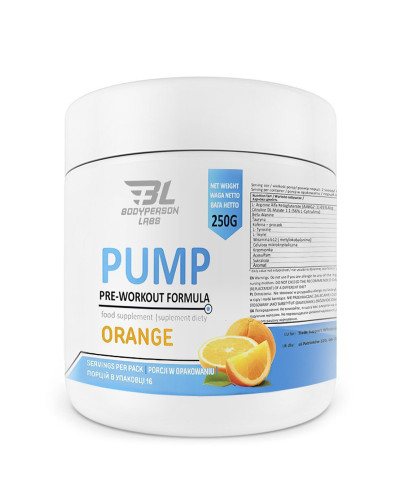 Pre-Workout Formula - 250g Orange