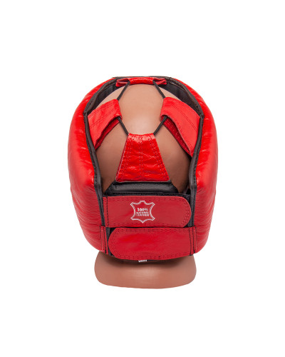 Шолом Боксерський BOXER L шкіра 0,8-1 мм червоний