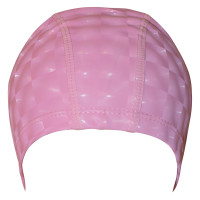 Шапочка для плавання 3D універсальна рожева PM-3D-pink