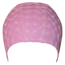 Шапочка для плавання 3D універсальна рожева PM-3D-pink