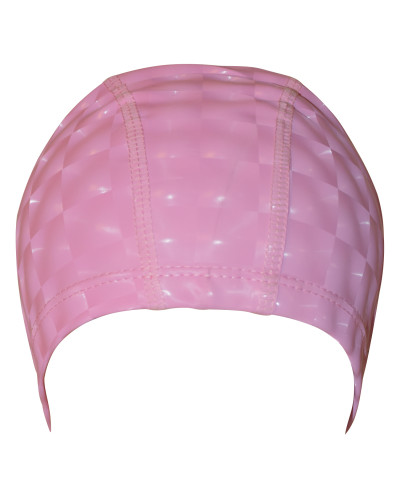 Шапочка для плавання 3D універсальна рожева PM-3D-pink