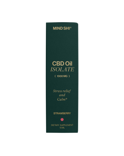 CBD Oil Isolate 1000 mg Strawberry - 10 ml