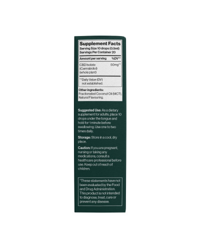 CBD Oil Isolate 1000 mg Strawberry - 10 ml