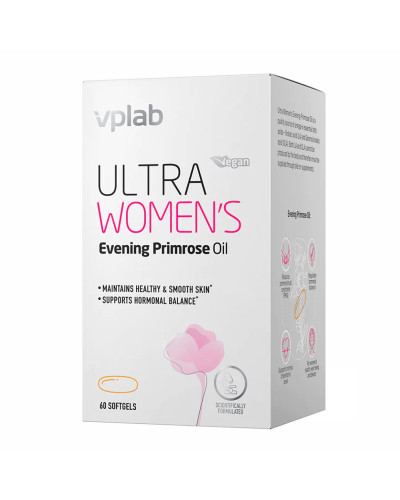 Ultra Women's Evening Primrose oil - 60 softgels (Пошкоджена банка)
