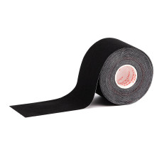 Кінезіо тейп IVN в рулоні 5см х 5м (Kinesio tape) еластичний чорний пластир