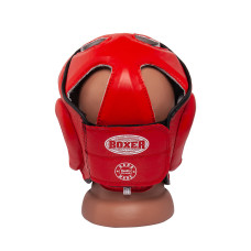 Шолом карате BOXER L шкірвініл 0,6 мм червоний