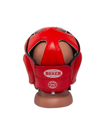 Шолом карате BOXER L шкірвініл 0,6 мм червоний