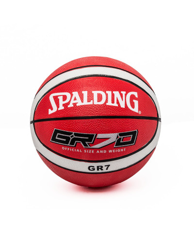 М'яч баскетбольний гумовий Spalding №7 червоний