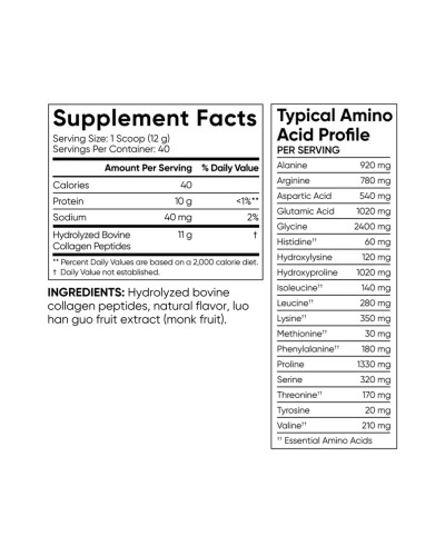 Collagen Peptides - 480g Vanilla Bean