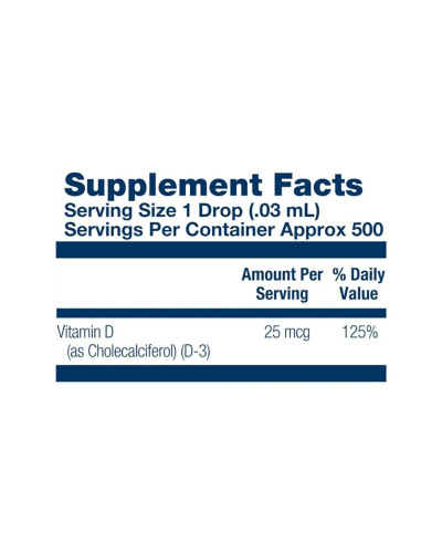 Vitamin D-3 25mcg - 14.8 ml