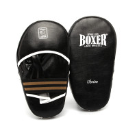 Лапи прямі боксерські  BOXER шкірвініл 1 мм чорні
