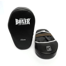 Лапи прямі боксерські  BOXER шкірвініл 1 мм чорні