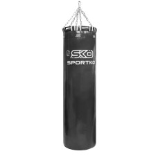 Мішок боксерський SportKo PVC з кільцем 150 см чорний
