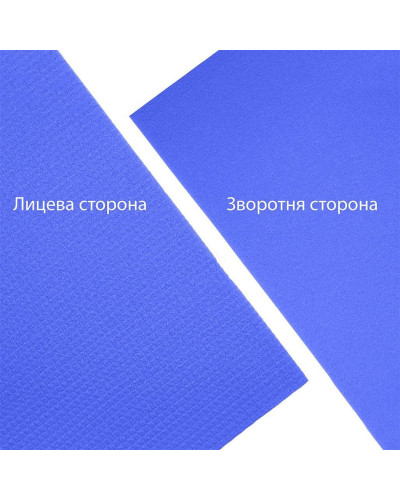 Килимок IVN для фітнесу 150х50х0.8см синій